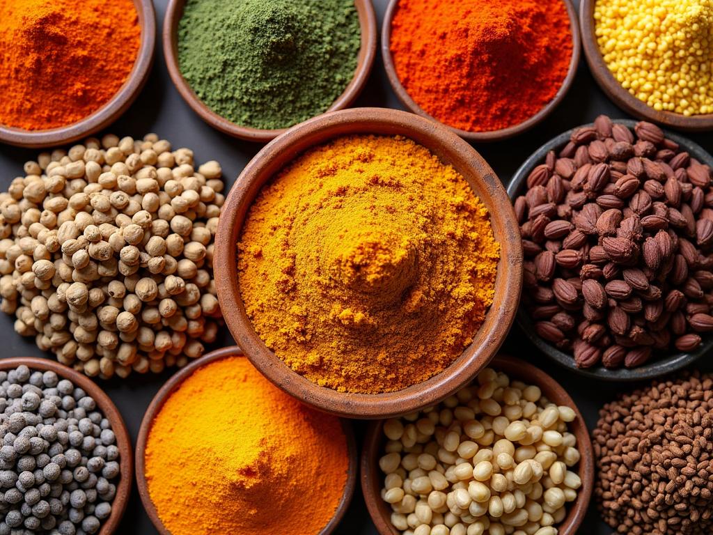 Diverse range of premium export quality products including spices and grains